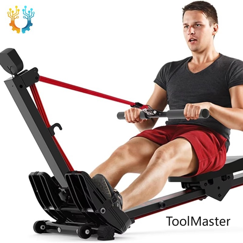 Home Gym Designs - 【2026】ウォーターローイングマシン Tバー設計 スチール製 ホームジムフィットネス機器 耐荷重80kg