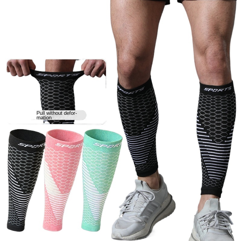 Seated Calf Raise - ランニング用スポーツカーフコンプレッションレッグスリーブ、男女兼用伸縮性疲労軽減シンガード、通気性アスレチックレッグサポート