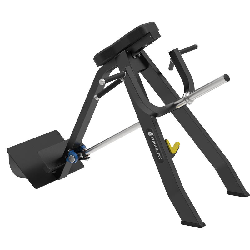 Seated Calf Raise - 業務用フィットネスTバーローマシン販売中 傾斜レベル調整可能 ローロウマシン スチール製構造 安全機能付き 胸筋・脚筋トレーニング用