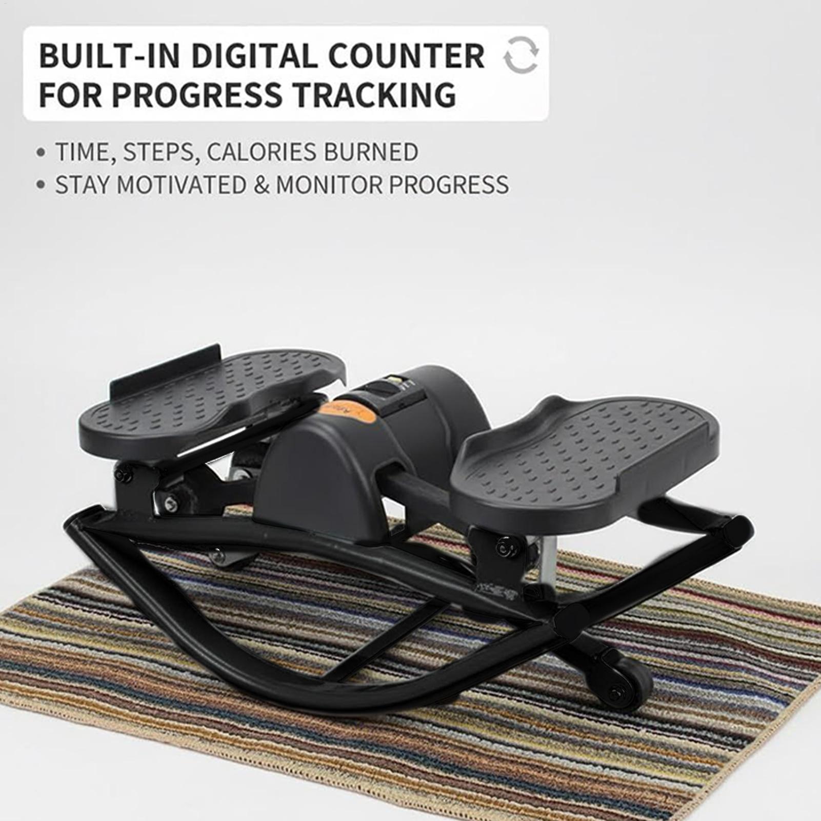 Home Gym In Apartment - ロックステッパー運動器具 ポータブル 静音 ラテラルステッパーマシン 家庭用 アパート寮