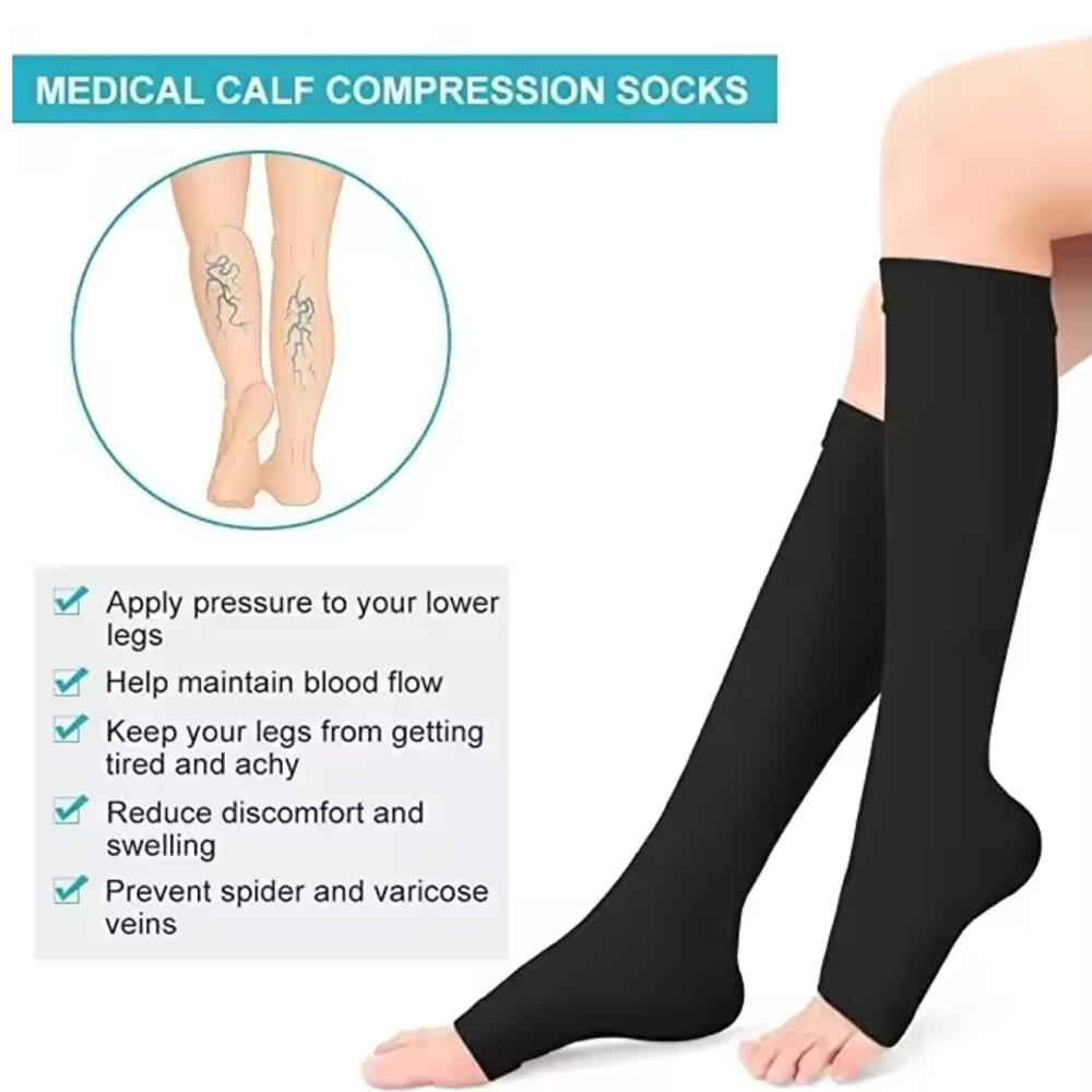 医療用着圧ストッキング 23-32mmHg 脚ふくらはぎ用着 - Seated Calf Raise のレビューと価格
