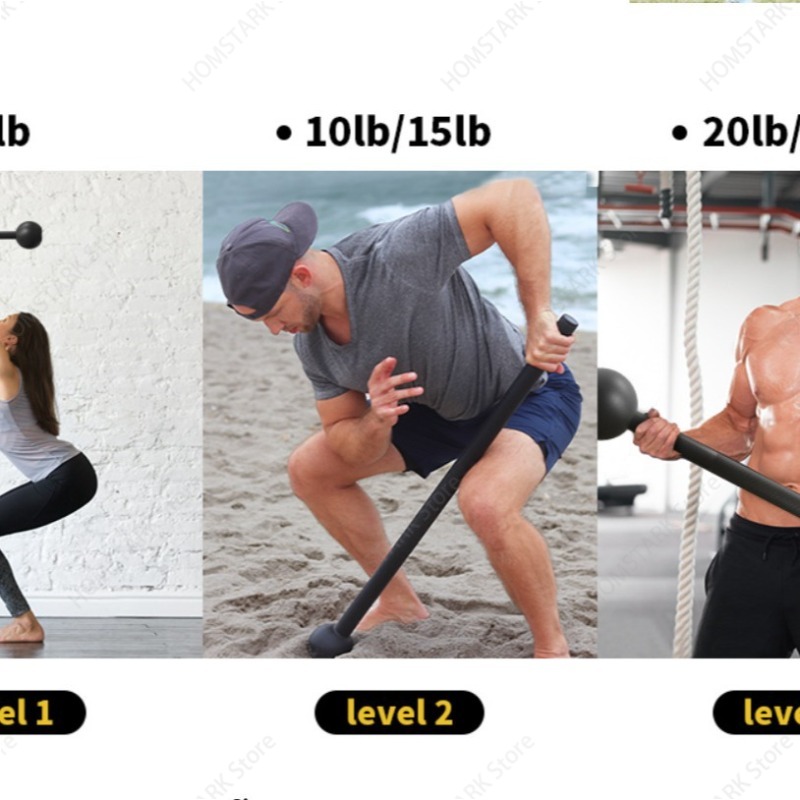 フルスチール製メイスベルラウンドヘッドハンマー、クロスフィッ - Home Gym House のレビューと価格