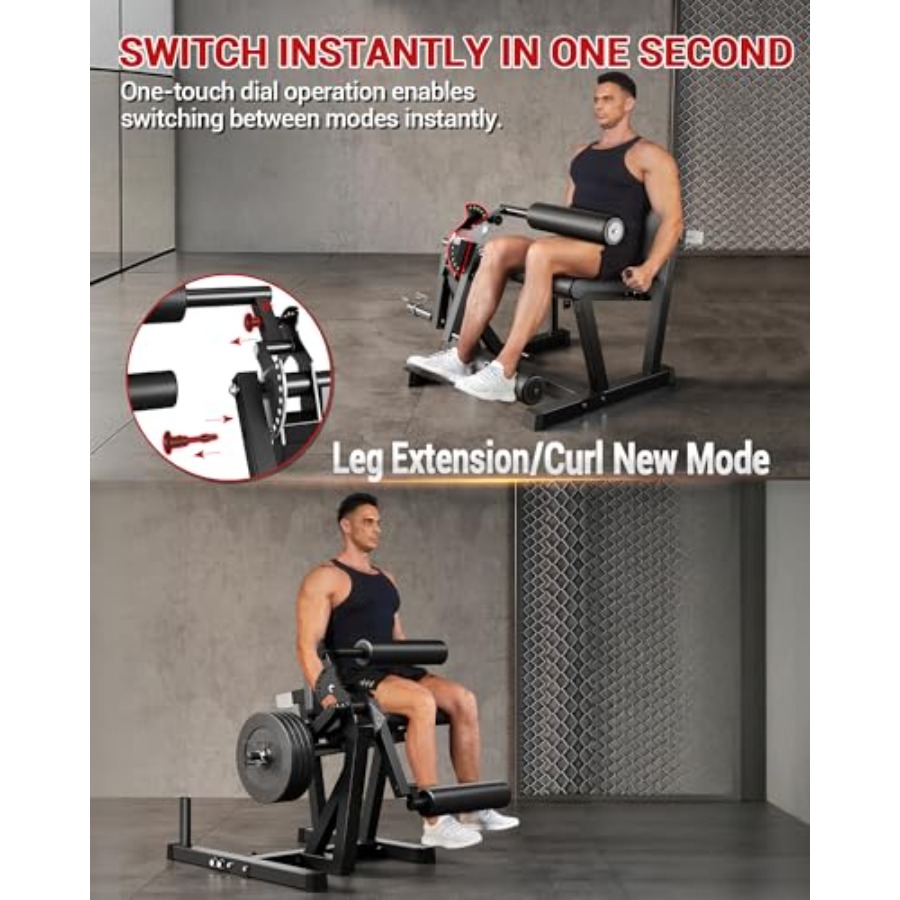 ホームジム用レッグエクステンション＆カールマシン、スチール製 - Home Gym Leg Extension Machine のレビューと価格