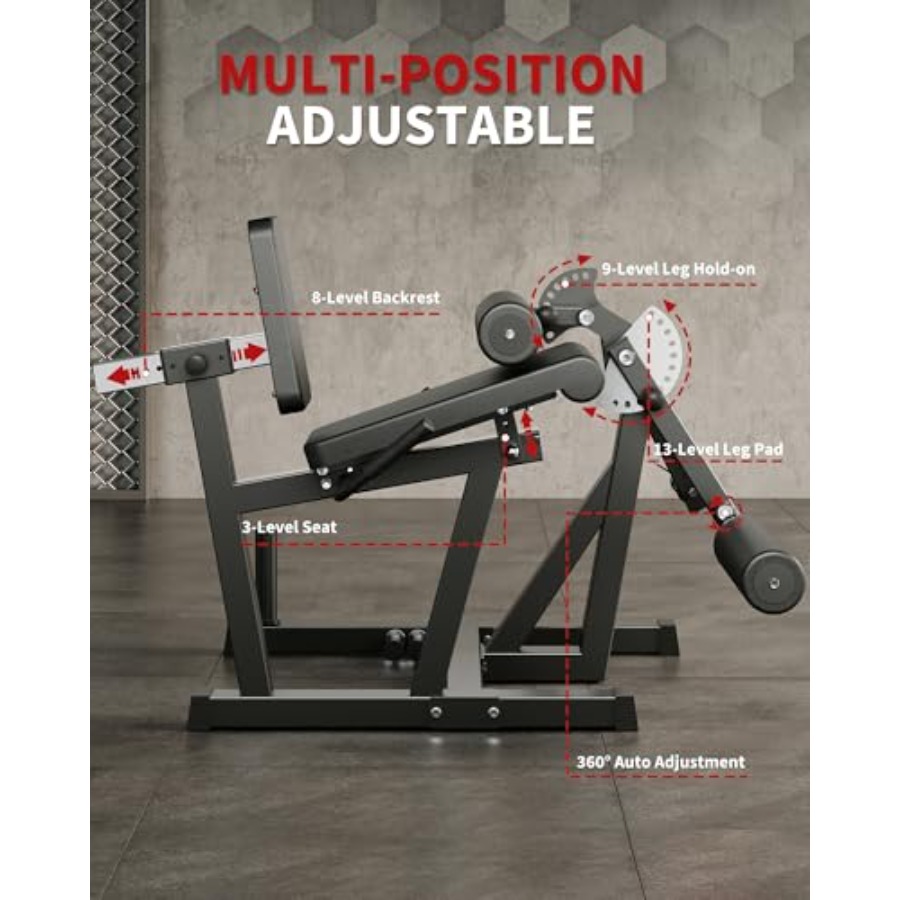 ホームジム用レッグエクステンション＆カールマシン、スチール製 - Home Gym Leg Extension Machine のレビューと価格