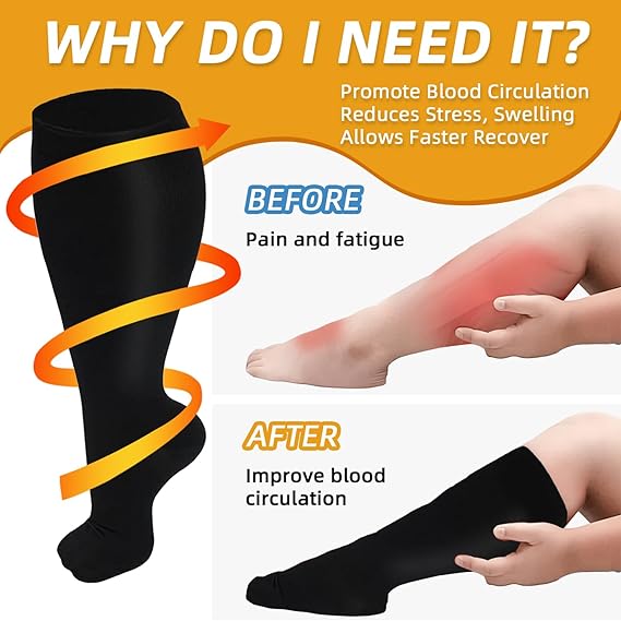 女性と男性のための圧縮ソックス、特大、ニーハイフライトソック - Seated Calf Raise のレビューと価格