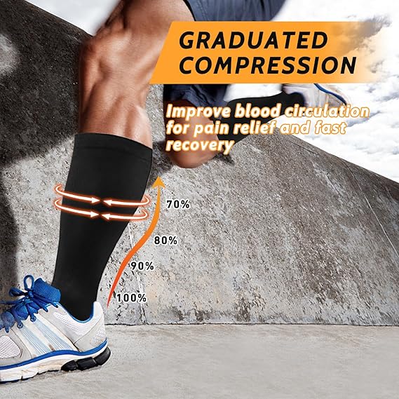 女性と男性のための圧縮ソックス、特大、ニーハイフライトソック - Seated Calf Raise のレビューと価格