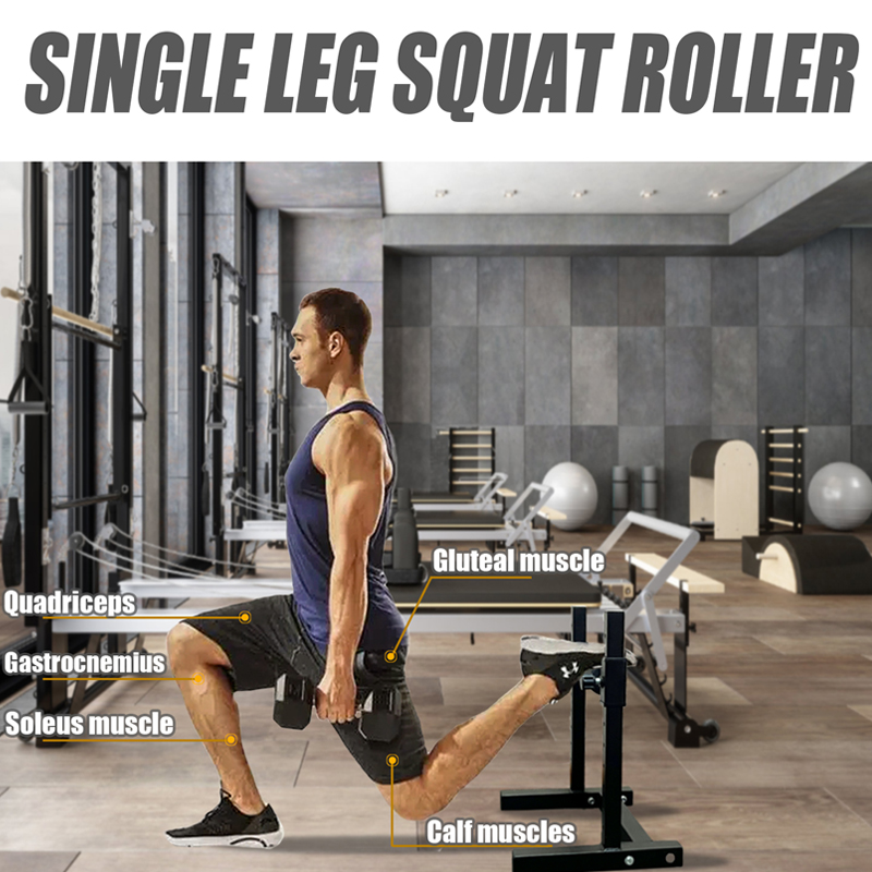調整可能なシングルレッグスクワットスタンド - 脚の筋力トレ - Home Gym Designs のレビューと価格