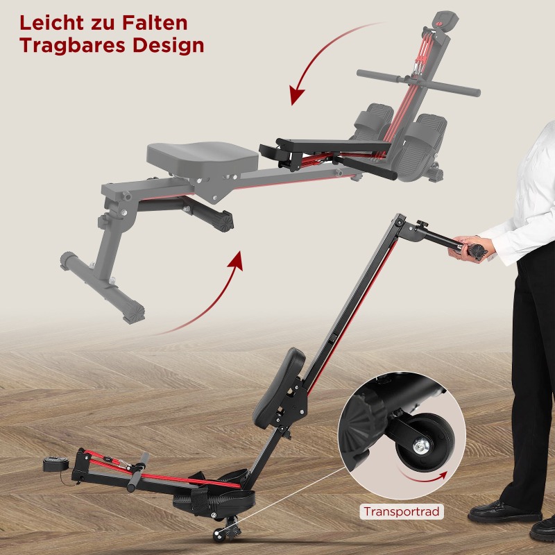 【2026】ウォーターローイングマシン Tバー設計 スチール - Home Gym Designs のレビューと価格