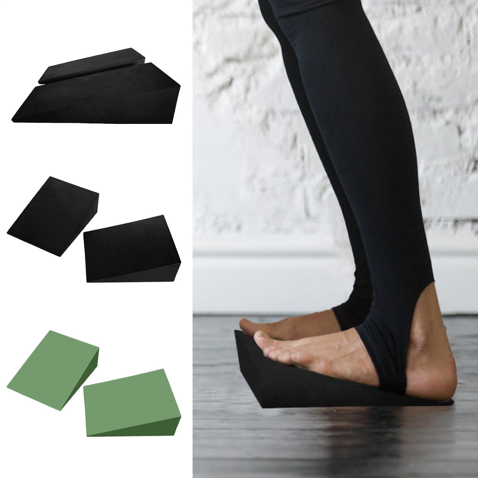 1 ペアヨガウェッジブロック EVA フォームヨガウェッジス - Seated Calf Raise のレビューと価格