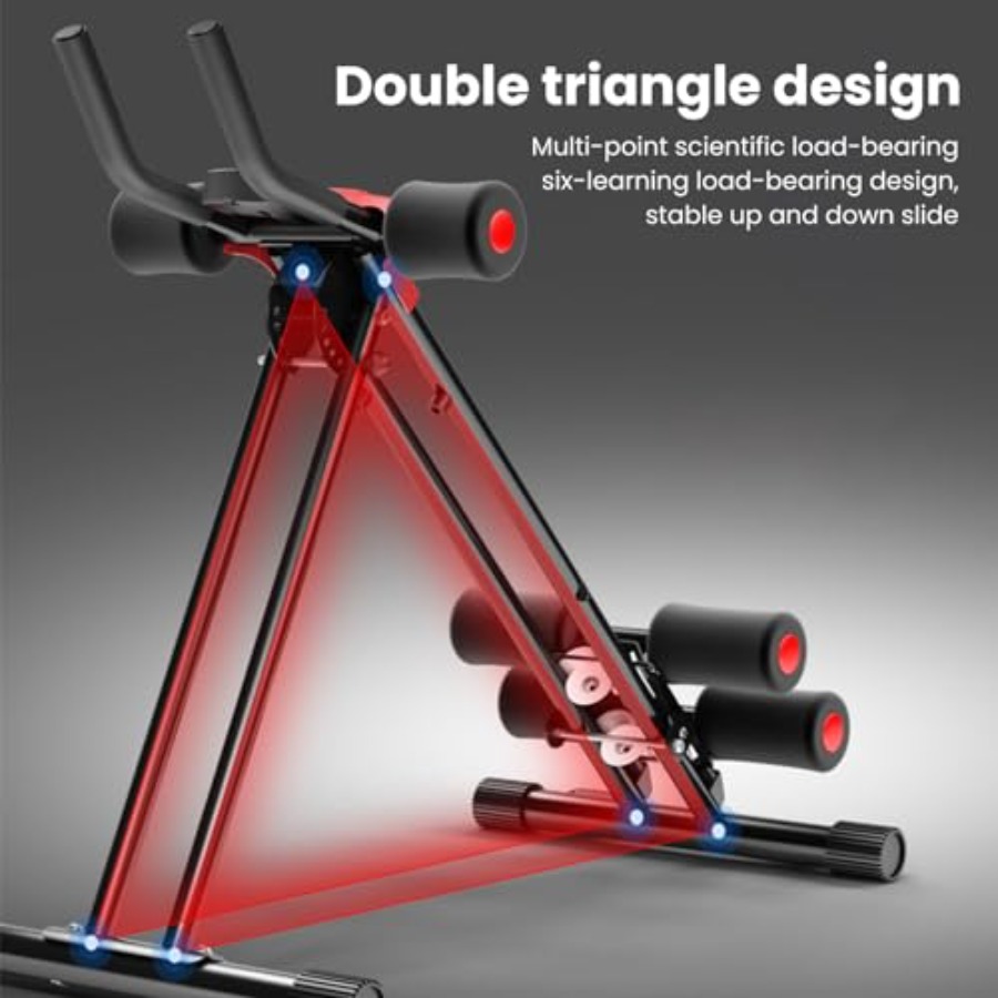 ホームジムローイング＆腹筋マシン4in1、スチールフレーム、 - Home Gym Designs のレビューと価格