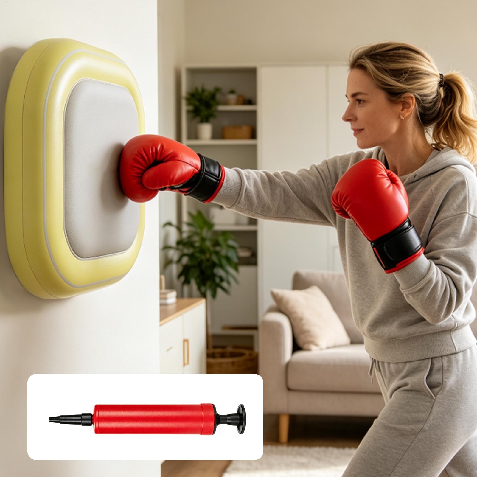 壁掛け式ボクシングバッグ、滑り止め加工、衝撃吸収、空気注入式 - Home Gym In Apartment のレビューと価格
